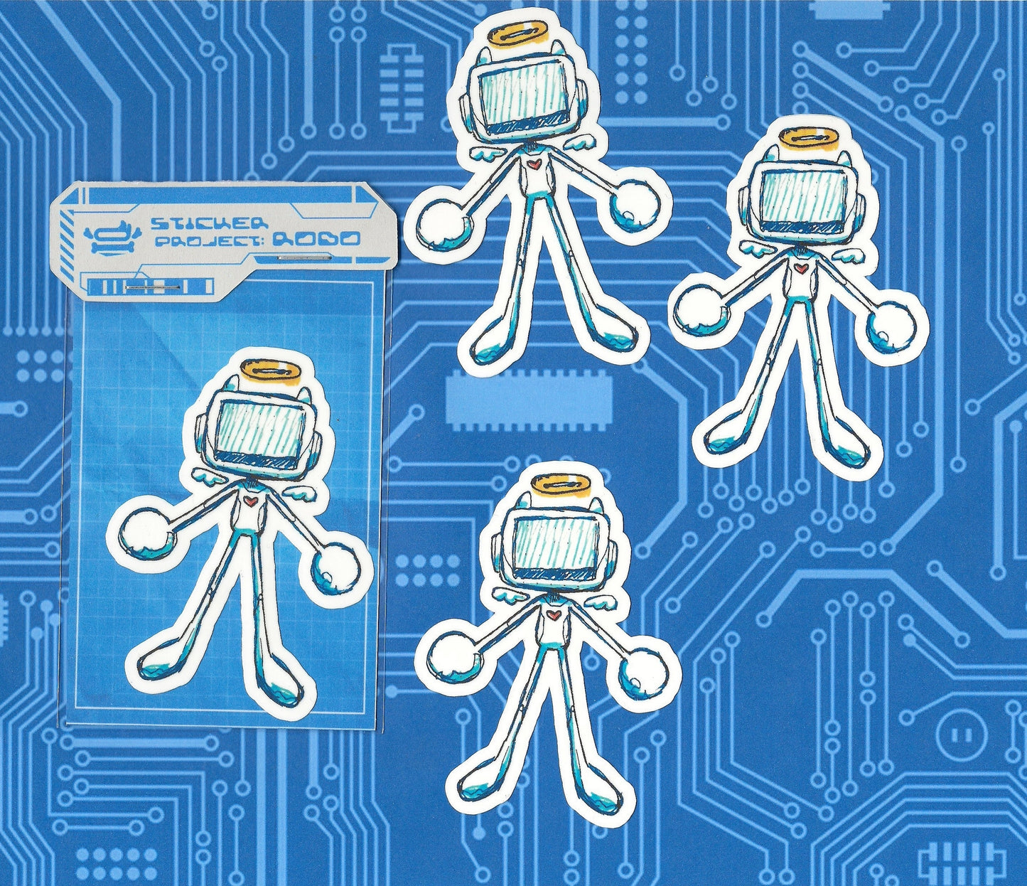 'TV Boy' Sticker