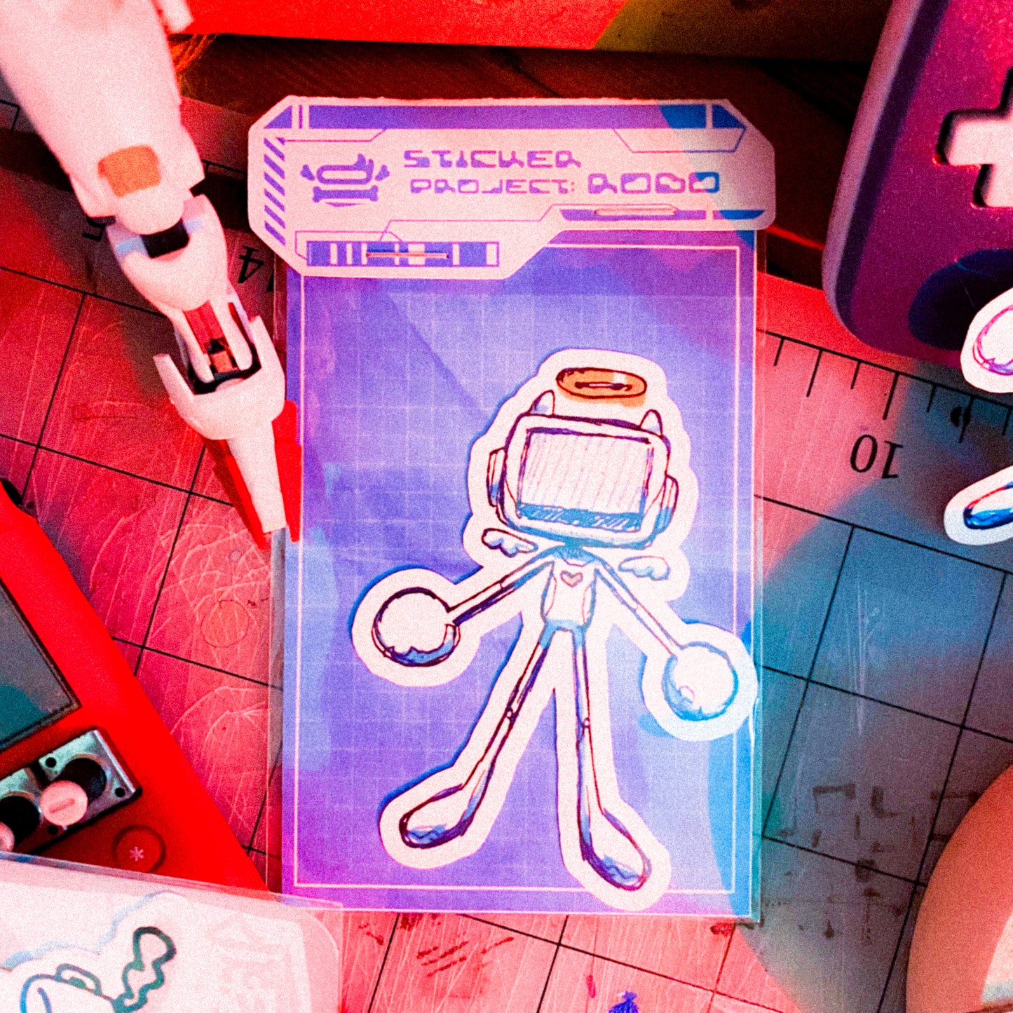 'TV Boy' Sticker