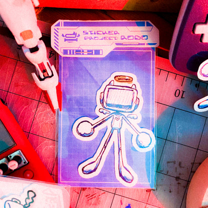'TV Boy' Sticker